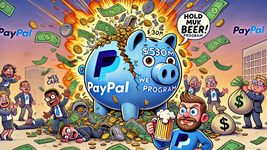 PayPal’s $530M “We Care” Program Backfires Spectacularly – Minority Owner Says Hold My Beer...